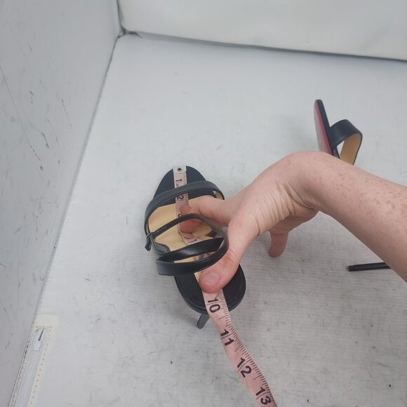 Christian Louboutin Loubigirl Black Ankle Strap Heel Sandal - Picture 5 of 10